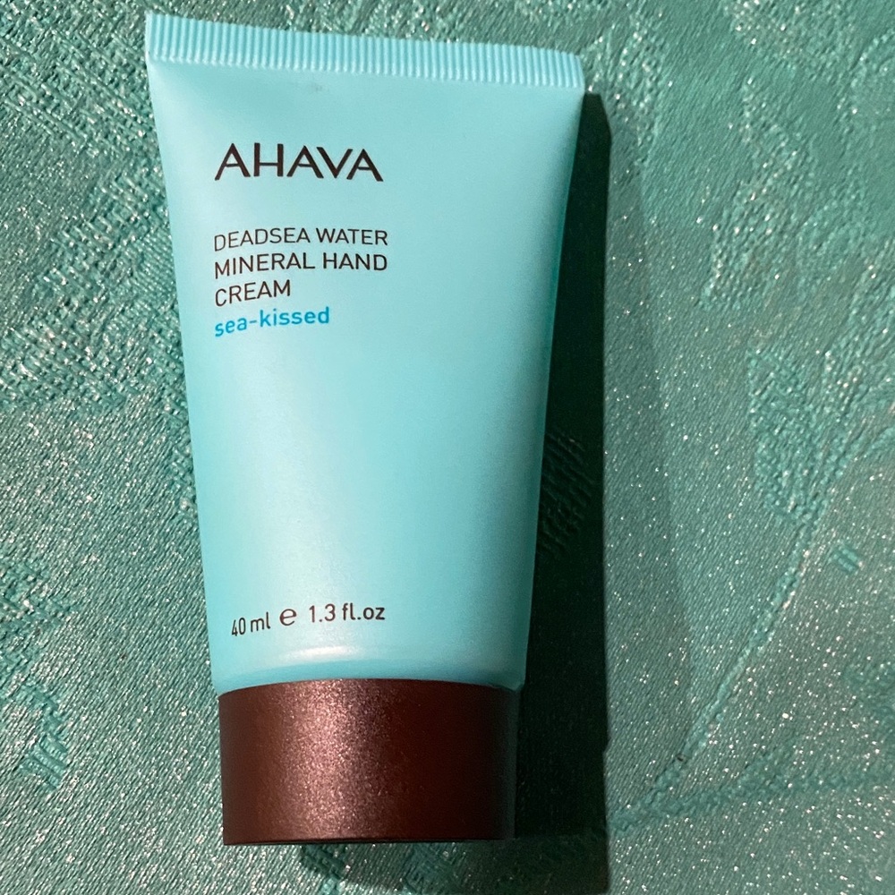AHAVA Sea-Kissed Deadsea Water Mineral Hand Cream - Aqua and Brown